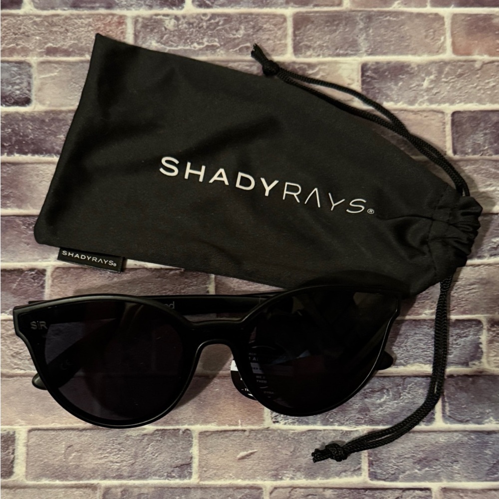 Shady Rays Black Polarized Sunglasses New